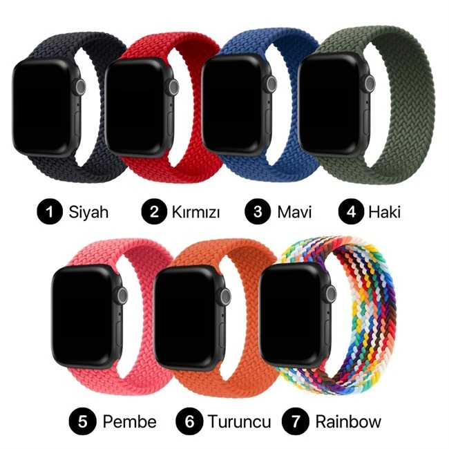 Apple Watch Uyumlu Loop Kordonlar