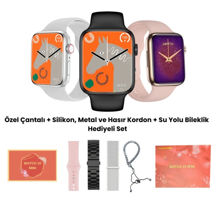 Watch 10 Mini Akıllı Saat (Valentine Edition)